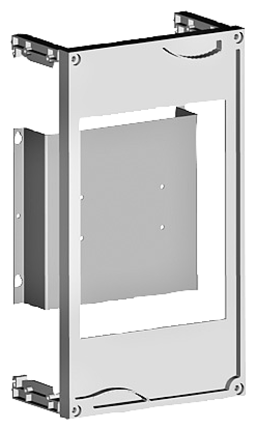 ALPHA 400630 assembly kit H450 W500 2x 3NP4270 on support plate
