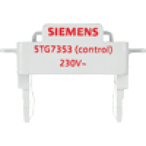 DELTA switch and pushbutton LED insert for control function 230V50Hz red