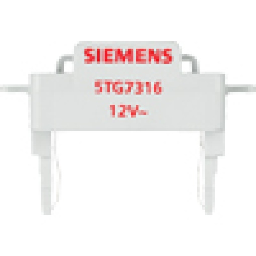 DELTA switch and pushbutton LED insert for control function 12V50Hz red