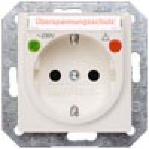 DELTA isystem socket outlet with labeling fieldovervoltage  touch prot