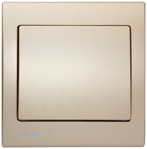 IRIS Cover plate with frame HotelCard switch 1 minute OFF delay sand gold