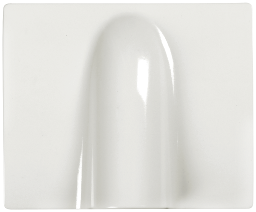 IRIS Cover plate for Pull-button and cable outlet polar white