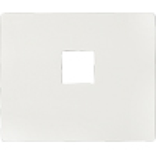 IRIS Cover plate for Telephone socket 1fold with screw terminals polar white
