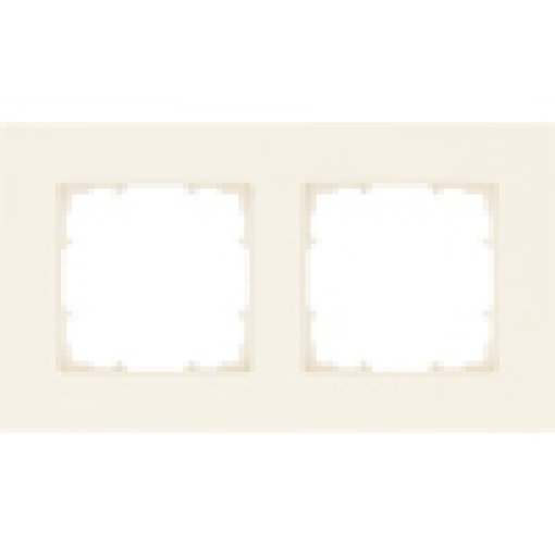 DELTA miro plastic electric white frame double