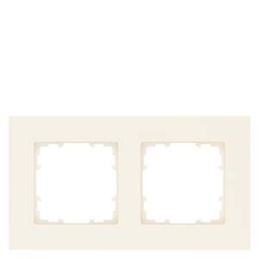 DELTA miro plastic electric white frame double