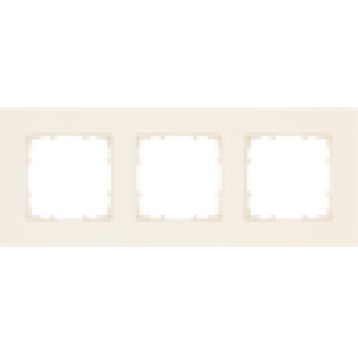 DELTA miro plastic electric white frame triple