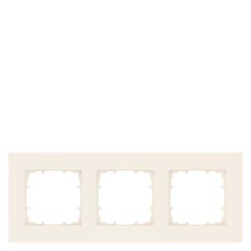 DELTA miro plastic electric white frame triple