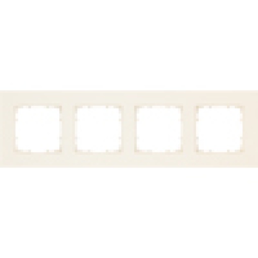 DELTA miro plastic electric white frame quadruple