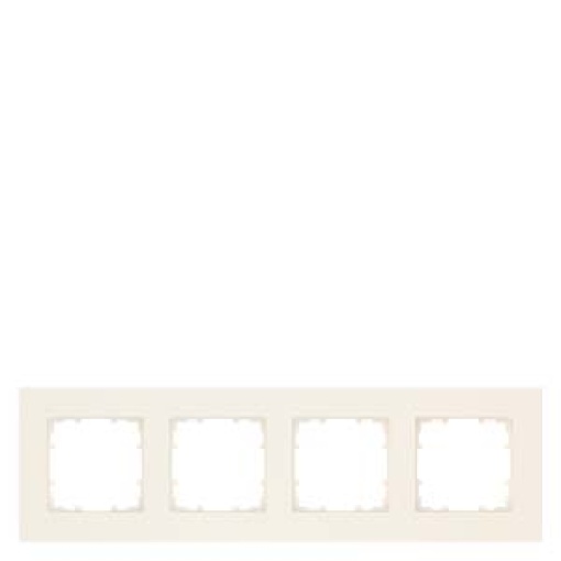 DELTA miro plastic electric white frame quadruple