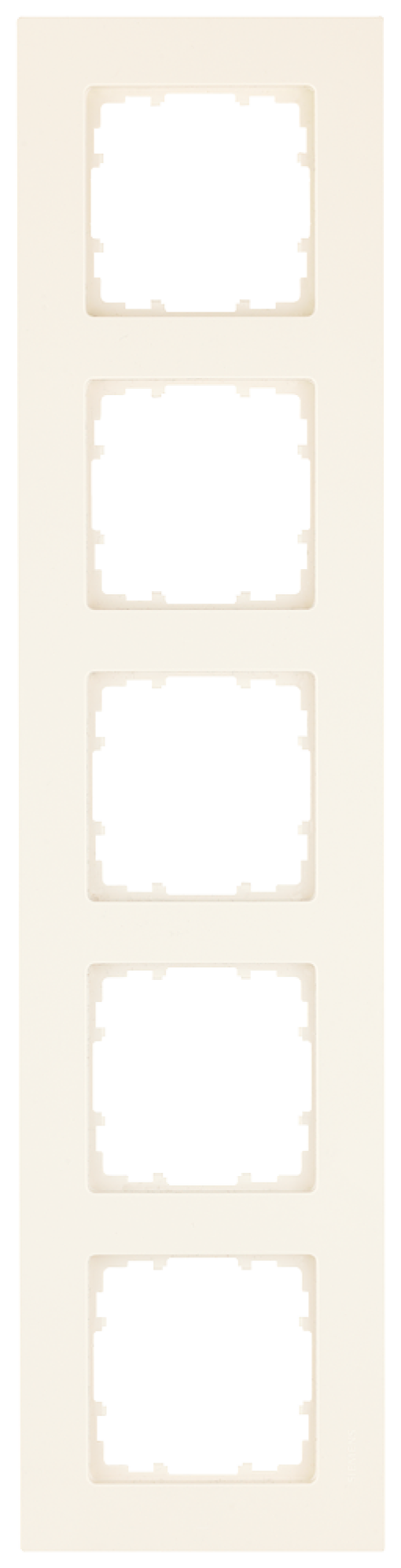 DELTA miro plastic electric white frame quintuple