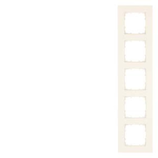 DELTA miro plastic electric white frame quintuple