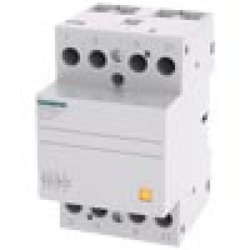 Insta contactor with 3 NO contacts and 1 NC contact for 230 V AC 400 V 63 A