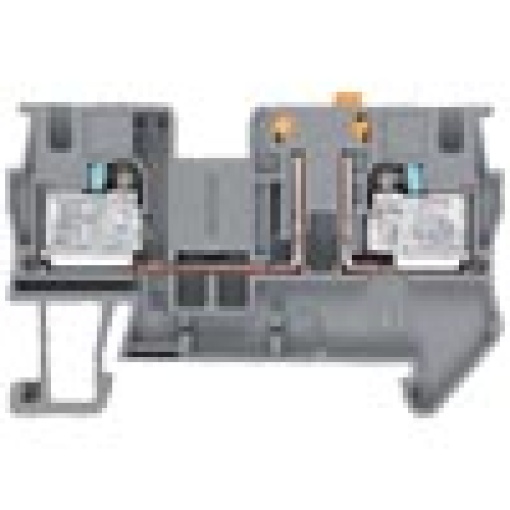 Isolating blade terminal 4 mm2 62 mm width gray