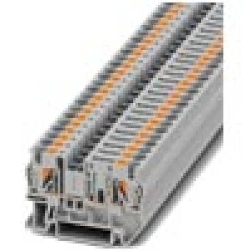 Isolating terminal 4 mm2 62 mm width gray