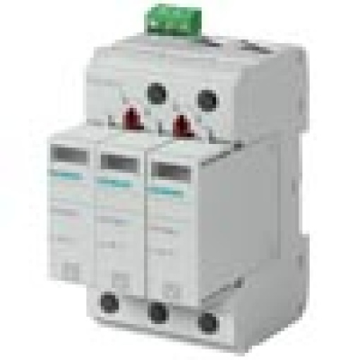 Surge arrester type 2 protective modules plugin UC 750 V AC 3pole