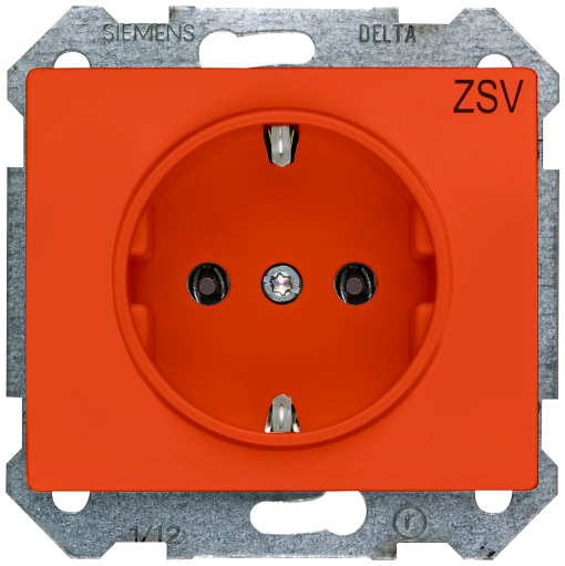 IRIS SCHUKO socket outlet 1016 A 250 V With screwless Connection terminals w