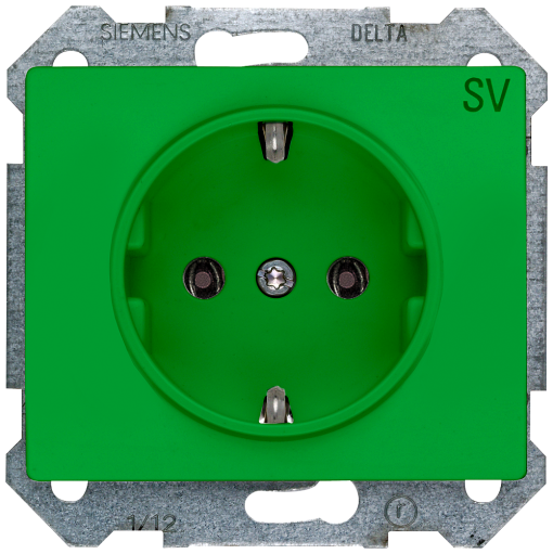 IRIS SCHUKO socket outlet 1016 A 250 V With screwless Connection terminals w