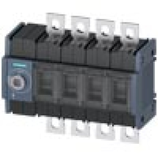 Switch disconnector 80 A size 2 4pole front operating mechanism on left 