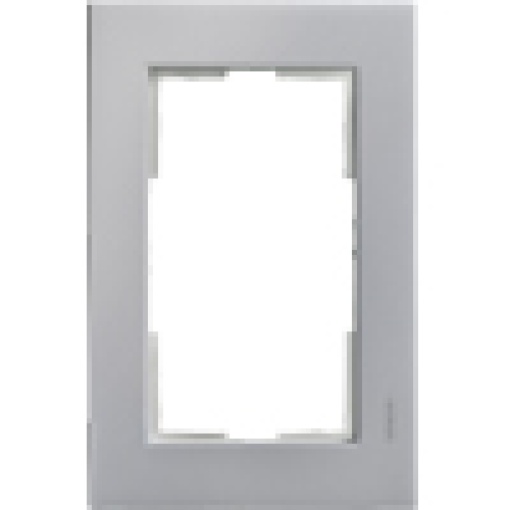 DELTA miro plastic aluminum metallic frame double for double socket outlet