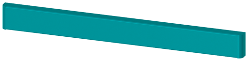 SIVACON trim strip W 600 mm Petrol