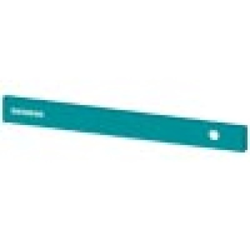SIVACON trim strip W 600 mm above the door with Siemens logo with cutout