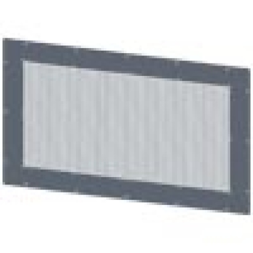 SIVACON roof with ventilation openings IP20 W 1000 mm D 600 mm zincp