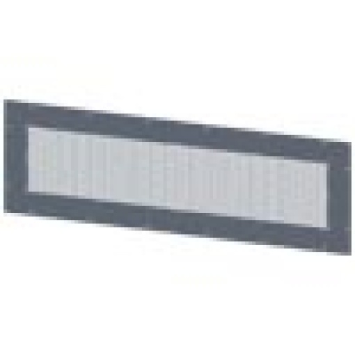 SIVACON roof with ventilation openings IP20 W 1200 mm D 400 mm zincp