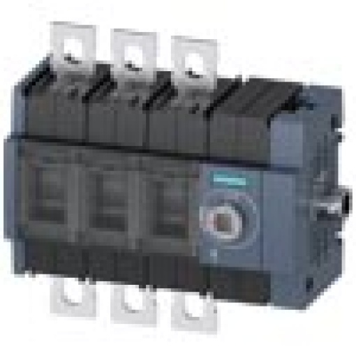 Switch disconnector 80 A size 2 3pole lateral operating mechanism on righ