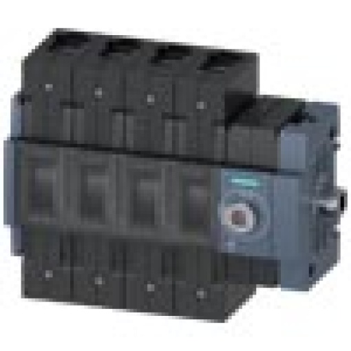 Switch disconnector 80 A size 2 4pole lateral operating mechanism on righ