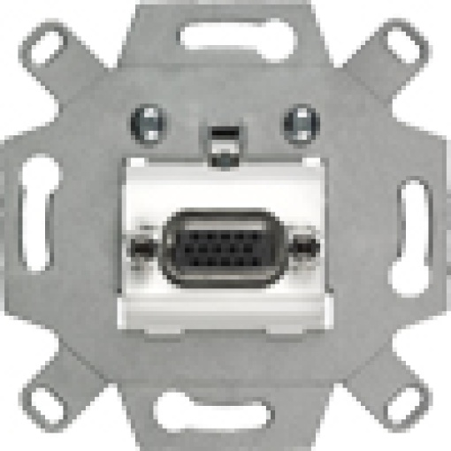 DELTA VGA connection socket with screw terminals white