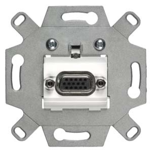 DELTA VGA connection socket with screw terminals white
