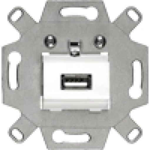 DELTA USB connection socket with screw terminals white