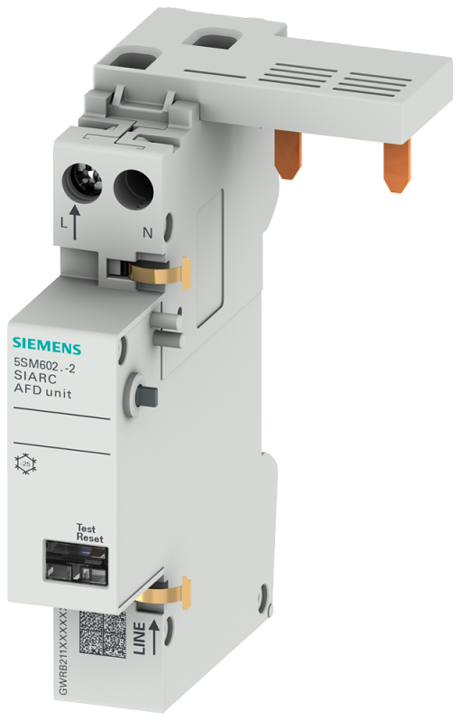 Arc fault detection unit AFDD  116 A 230 V for MCB and RCBO 1N 2 MW