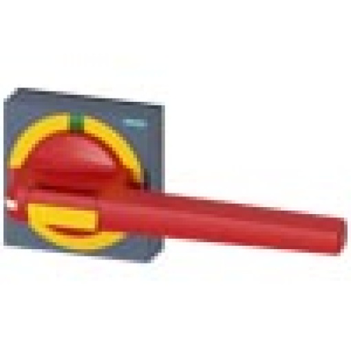 Handle with masking plate EMERGENCY OFF size 100x 100 for shaft 12x 12 I0II