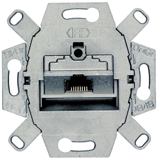 DELTA UAE connection socket shielded 1x 8pole RJ45 Cat 6E