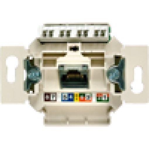 DELTA UAE connection socket unshielded 1x 8pole RJ45 Cat 6A