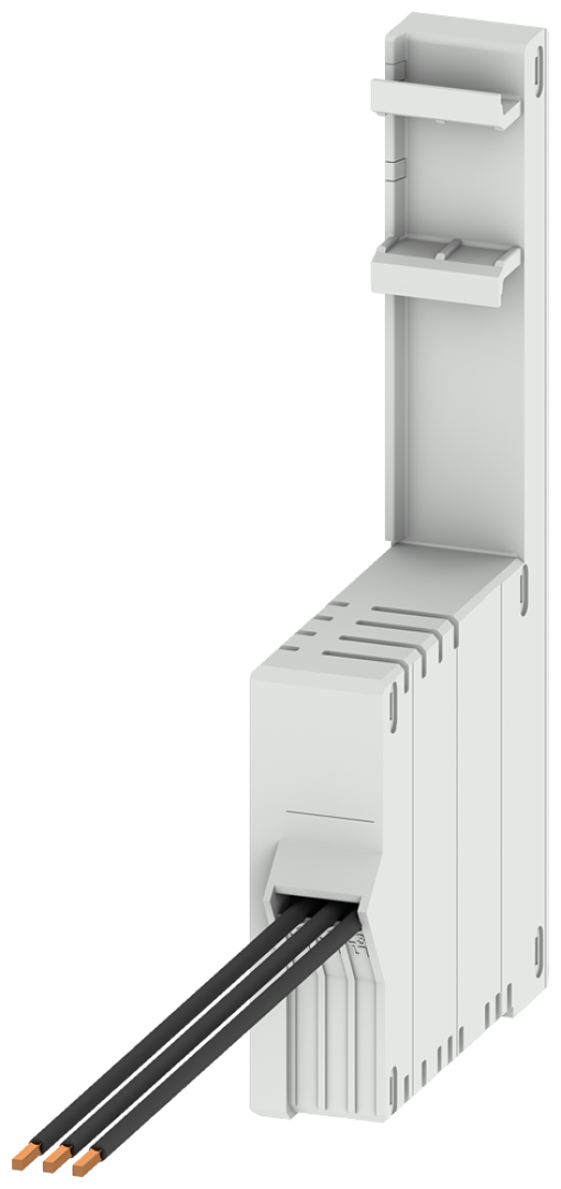 Busbar adapter compact universal with fuse module with DIN mounting rail