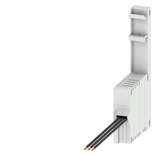 Busbar adapter compact universal with fuse module with DIN mounting rail