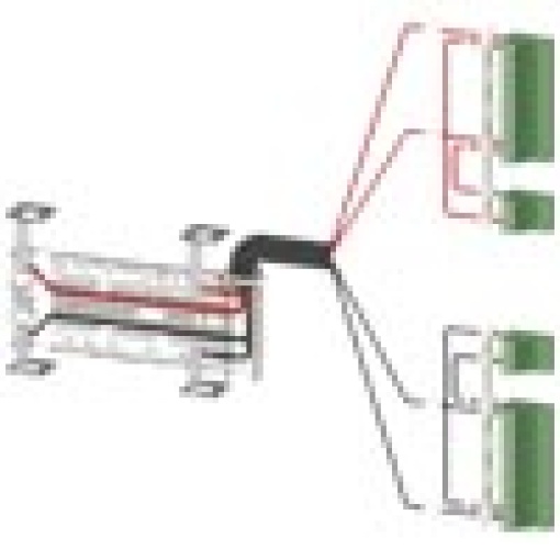 Accessory for 3KC8 power supply cable for upper connection 2pole