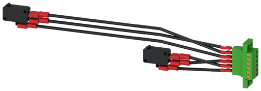 Accessory for 3KC4 3KC8 auxiliary switch containing 2 changeover contacts 1
