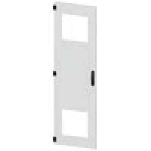 SIVACON door left with cutout for filter fan with ventilation openings