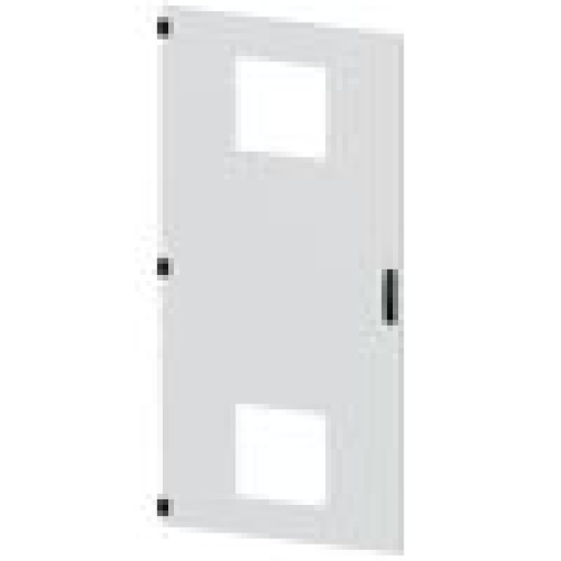 SIVACON door left with cutout for filter fan with ventilation openings