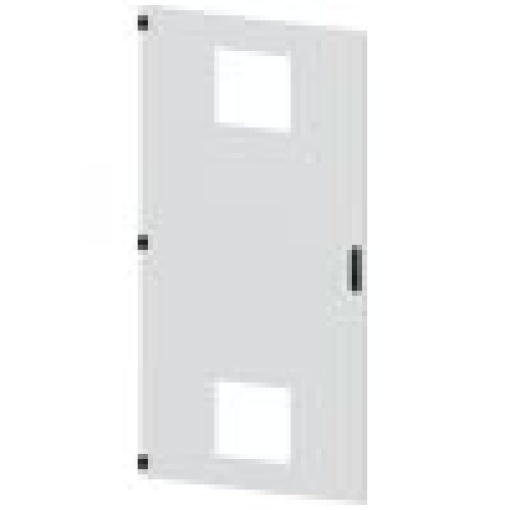 SIVACON door left with cutout for filter fan with ventilation openings