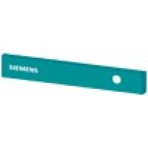 SIVACON trim strip W 400 mm above the door with Siemens logo