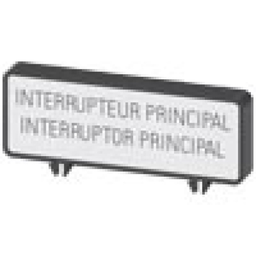 Additional label FRES Interrupteur General Interruptor Principal 10 units