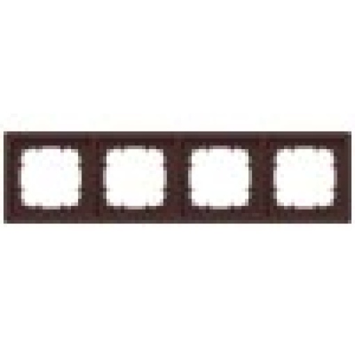 DELTA style chocolate frame quadruple