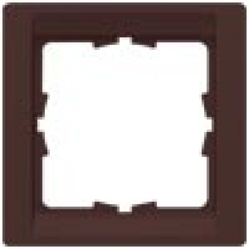 DELTA style chocolate intermediate frame for installation of 51x51mm devices