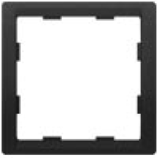 DELTA style anthracite intermediate frame for installation of 55x55mm devices