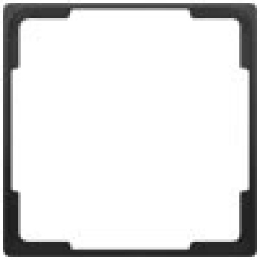 DELTA style anthracite intermediate frame for installation of 65x65mm devices