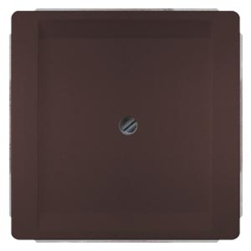 DELTA style blanking cover plate chocolate